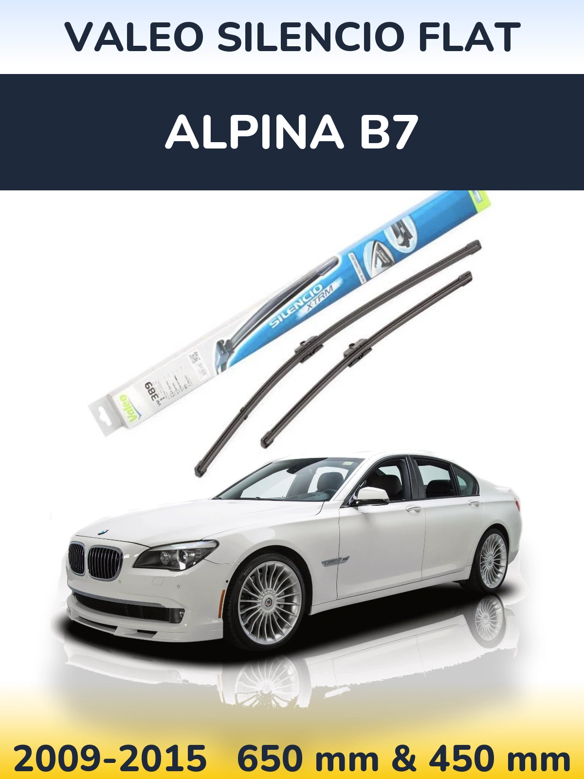 Ștergătoare Valeo Silencio Flat pentru Alpina B7