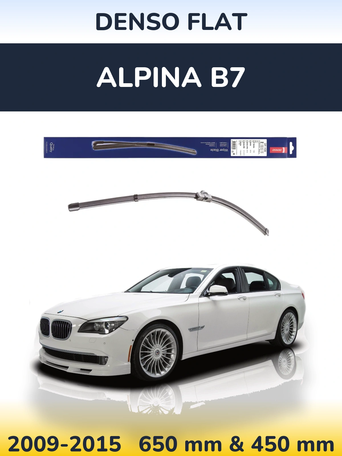 Ștergătoare Denso Flat pentru Alpina B7