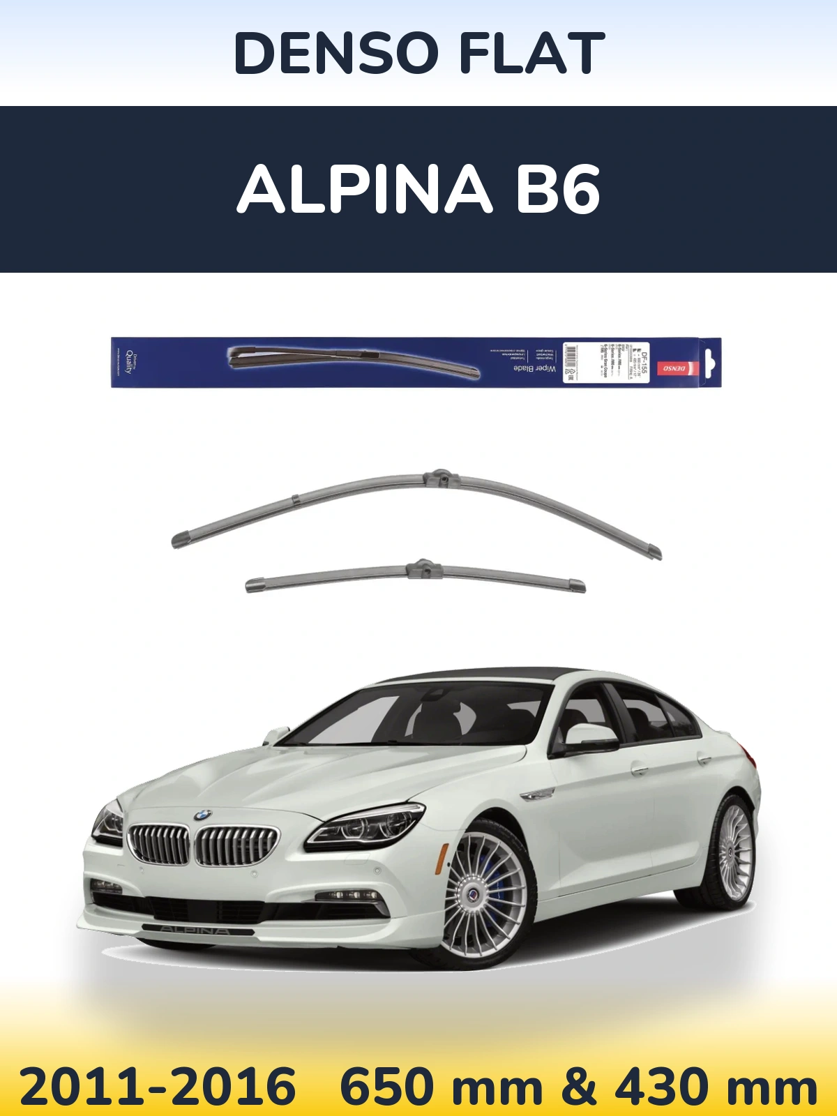 Ștergătoare Denso Flat pentru Alpina B6