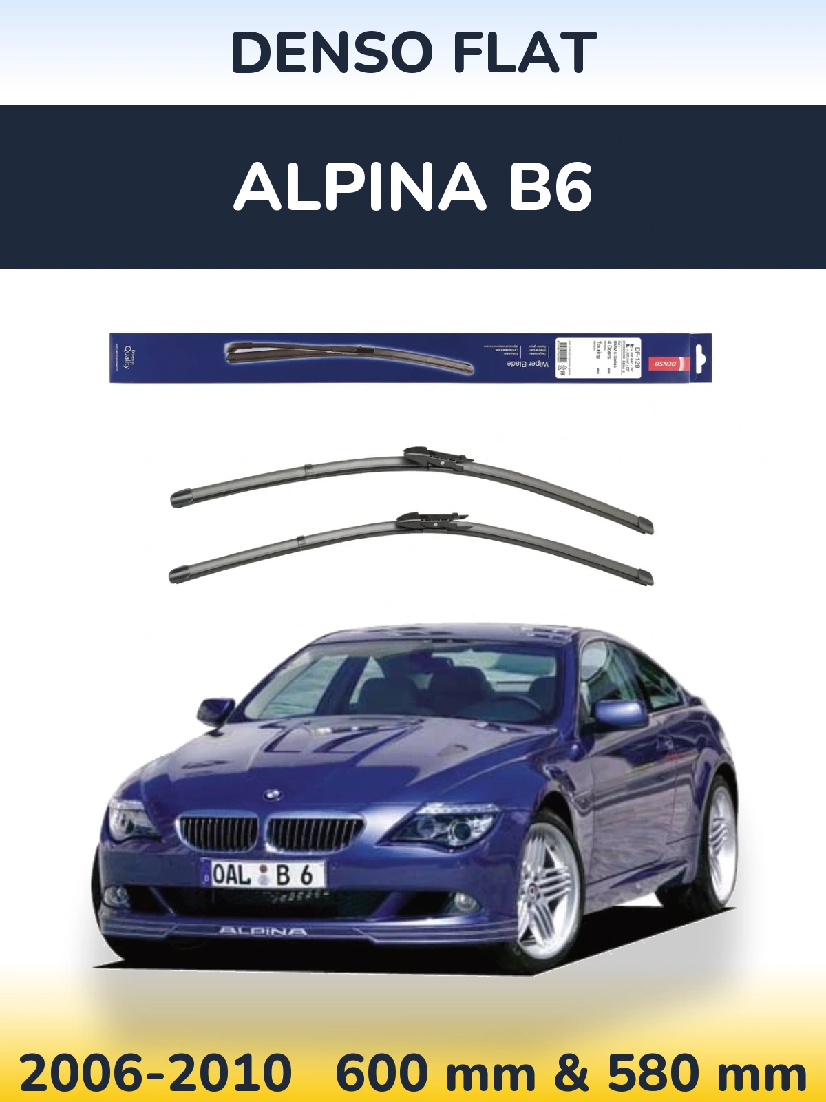 Ștergătoare Denso Flat pentru Alpina B6