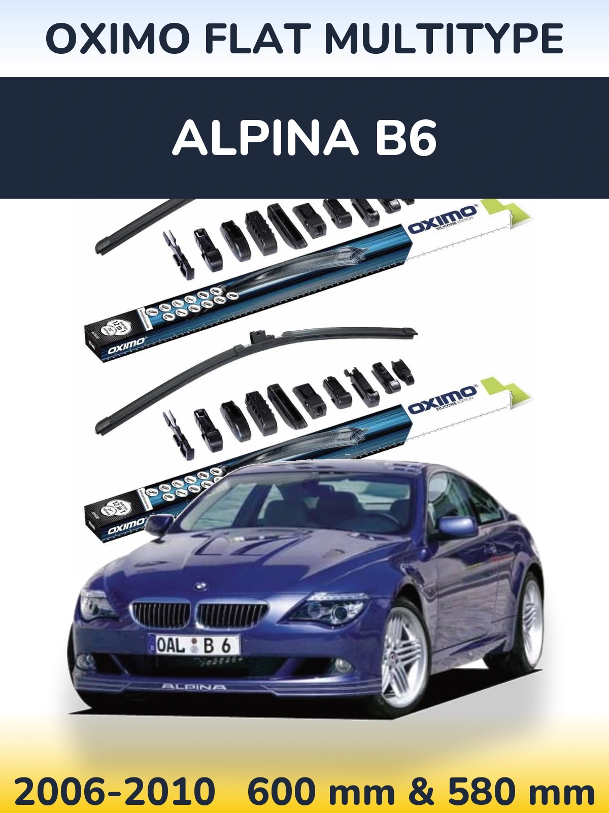Ștergătoare Oximo Flat MultiTipe pentru Alpina B6