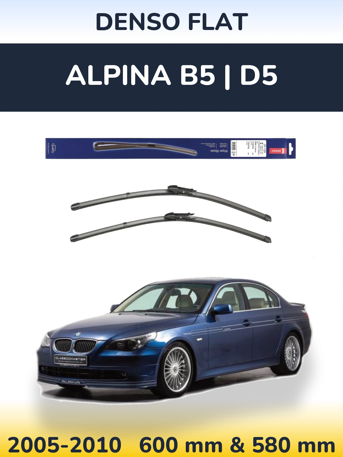 Ștergătoare Denso Flat pentru Alpina B5 | D5