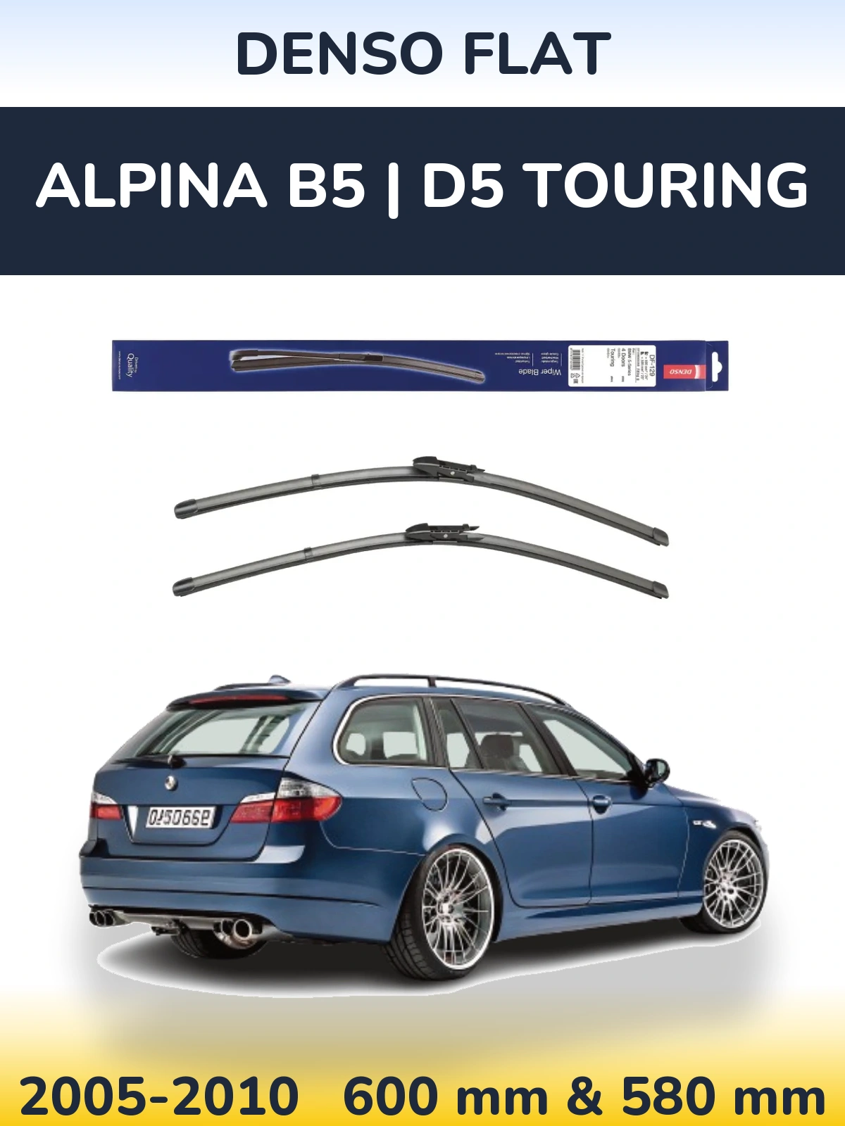 Ștergătoare Denso Flat pentru Alpina B5 | D5 Touring