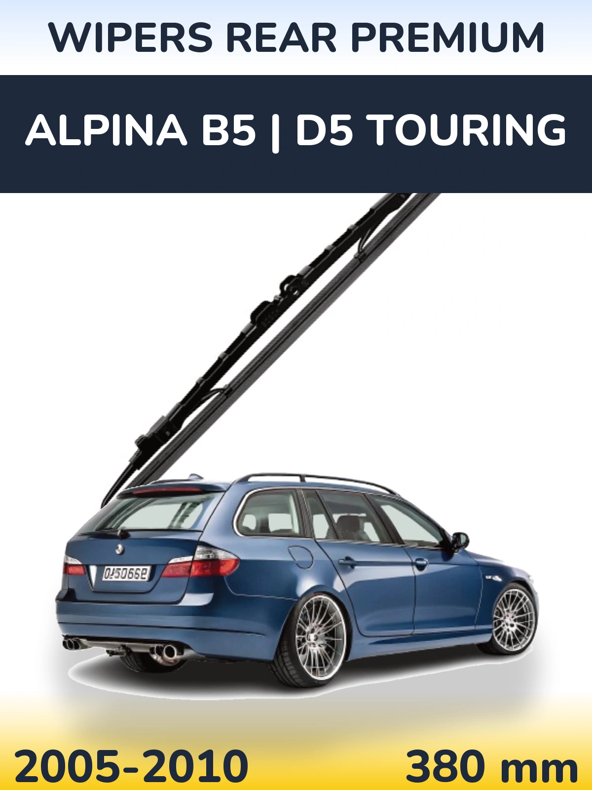 Ștergătoare WIPERS REAR PREMIUM pentru Alpina B5 | D5 Touring