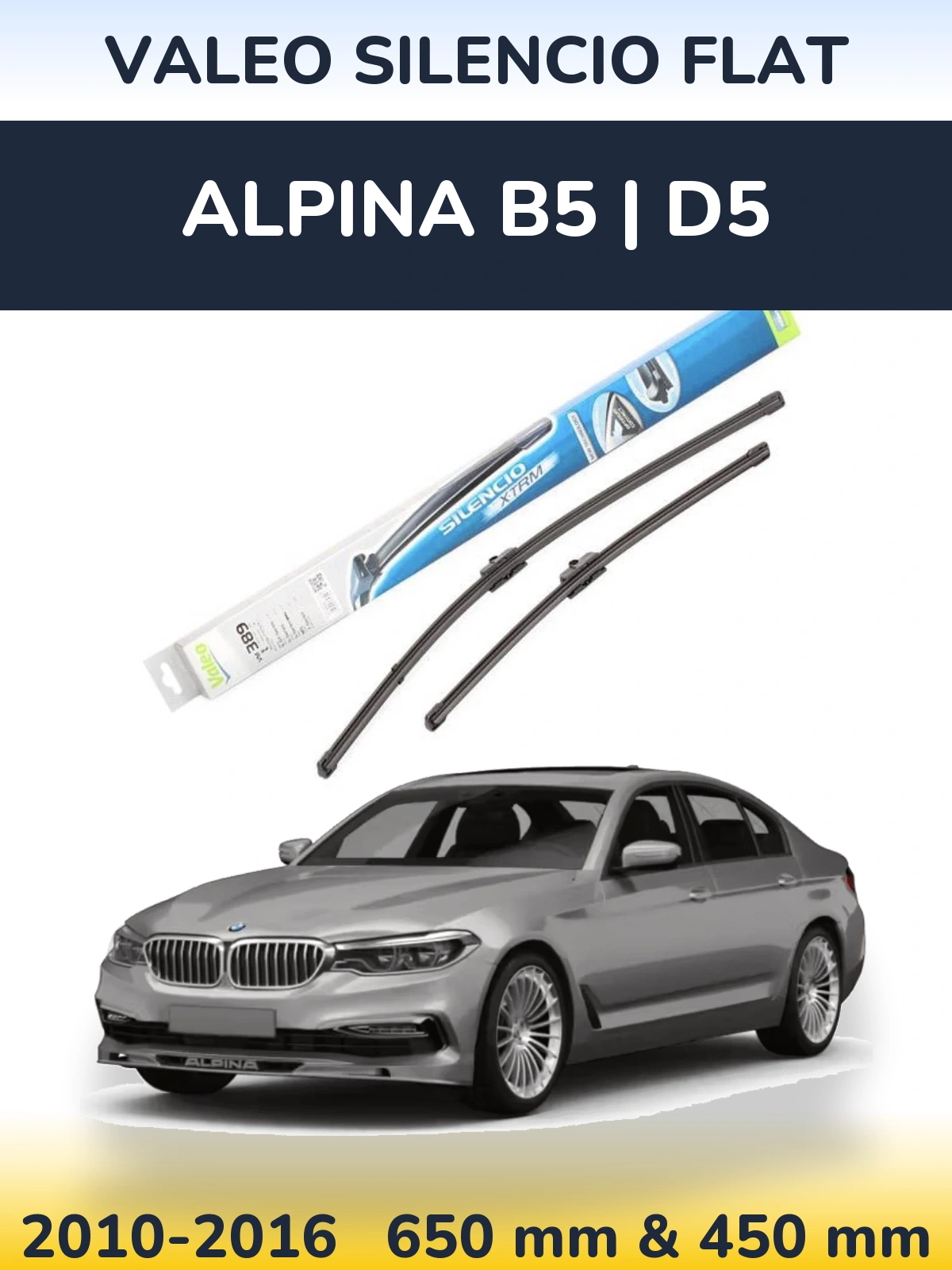Ștergătoare Valeo Silencio Flat pentru Alpina B5 | D5