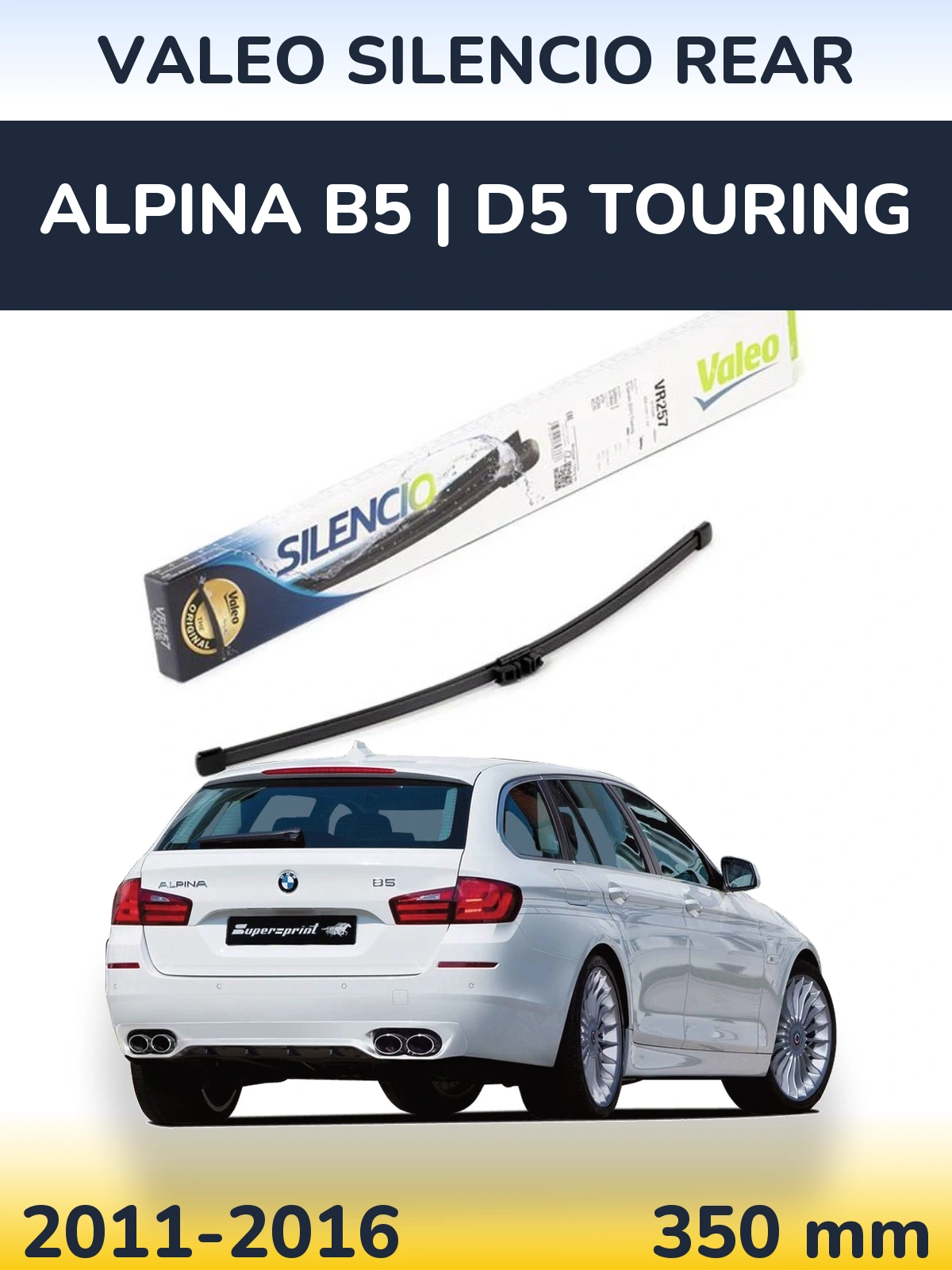 Ștergătoare Valeo Silencio Rear pentru Alpina B5 | D5 Touring