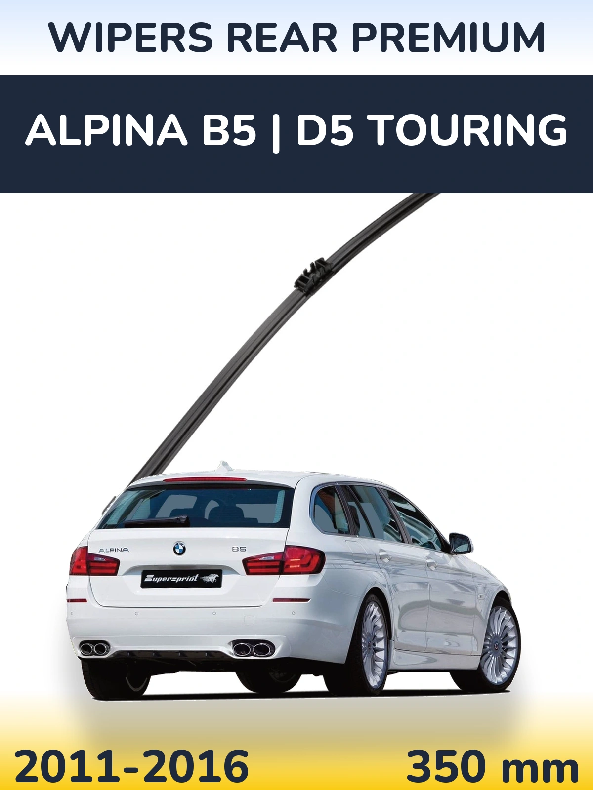 Ștergătoare WIPERS REAR PREMIUM pentru Alpina B5 | D5 Touring