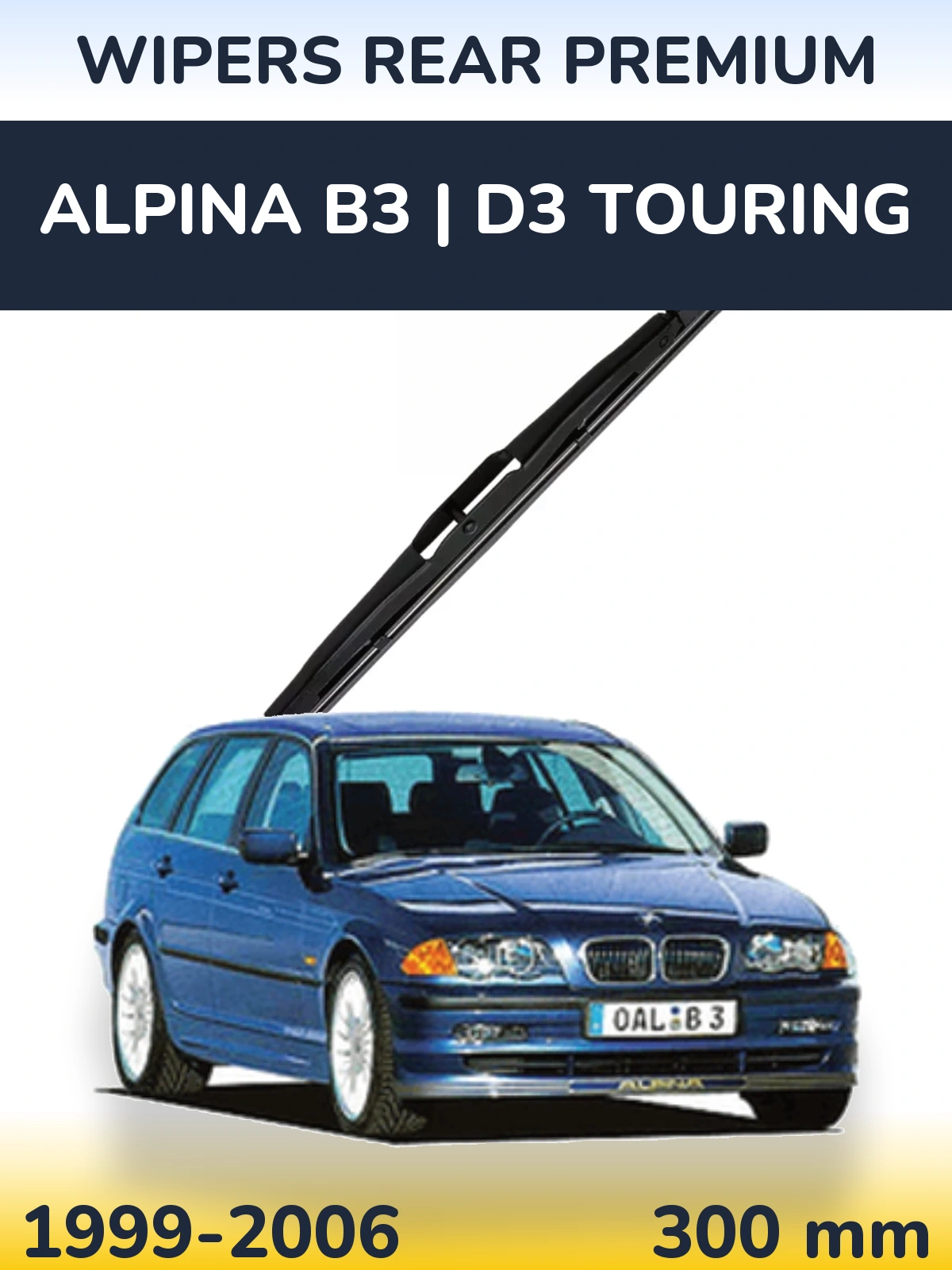Ștergătoare WIPERS REAR PREMIUM pentru Alpina B3 | D3 Touring