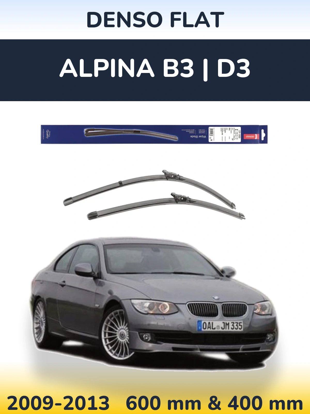 Ștergătoare Denso Flat pentru Alpina B3 | D3
