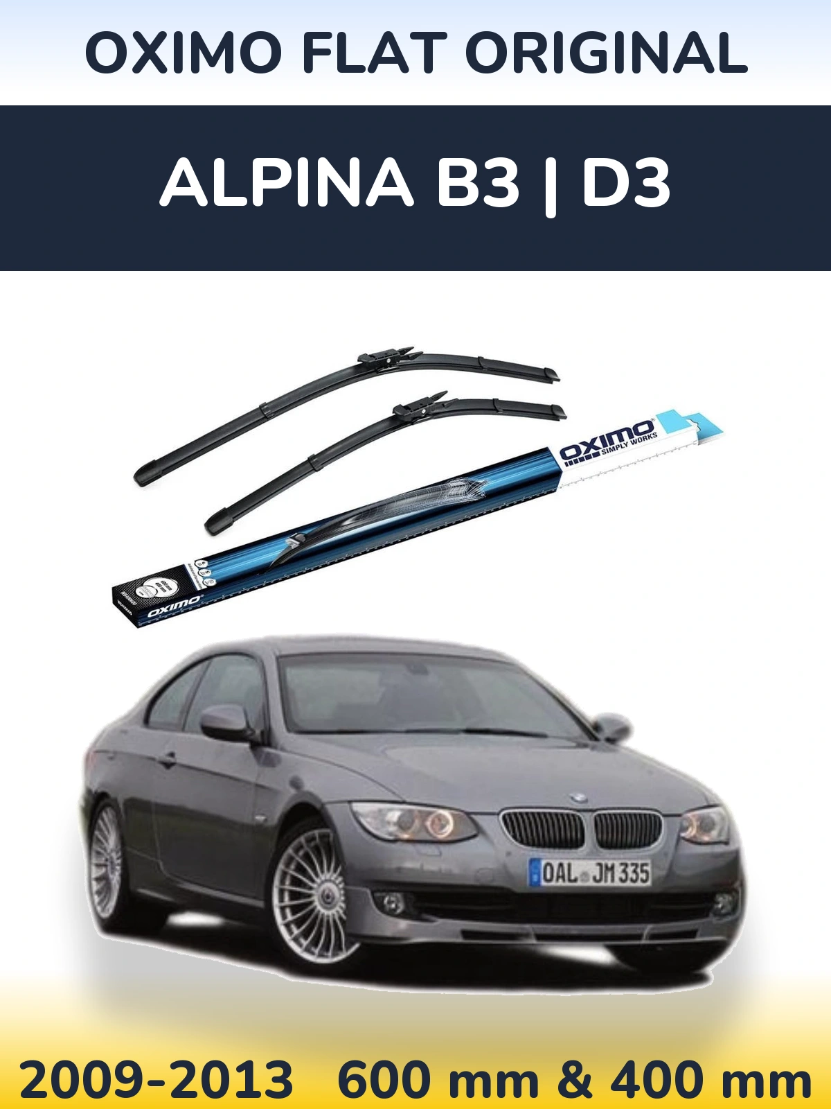Ștergătoare Oximo Flat Original pentru Alpina B3 | D3