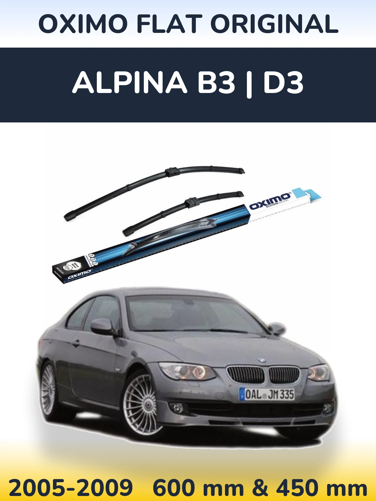 Ștergătoare Oximo Flat Original pentru Alpina B3 | D3