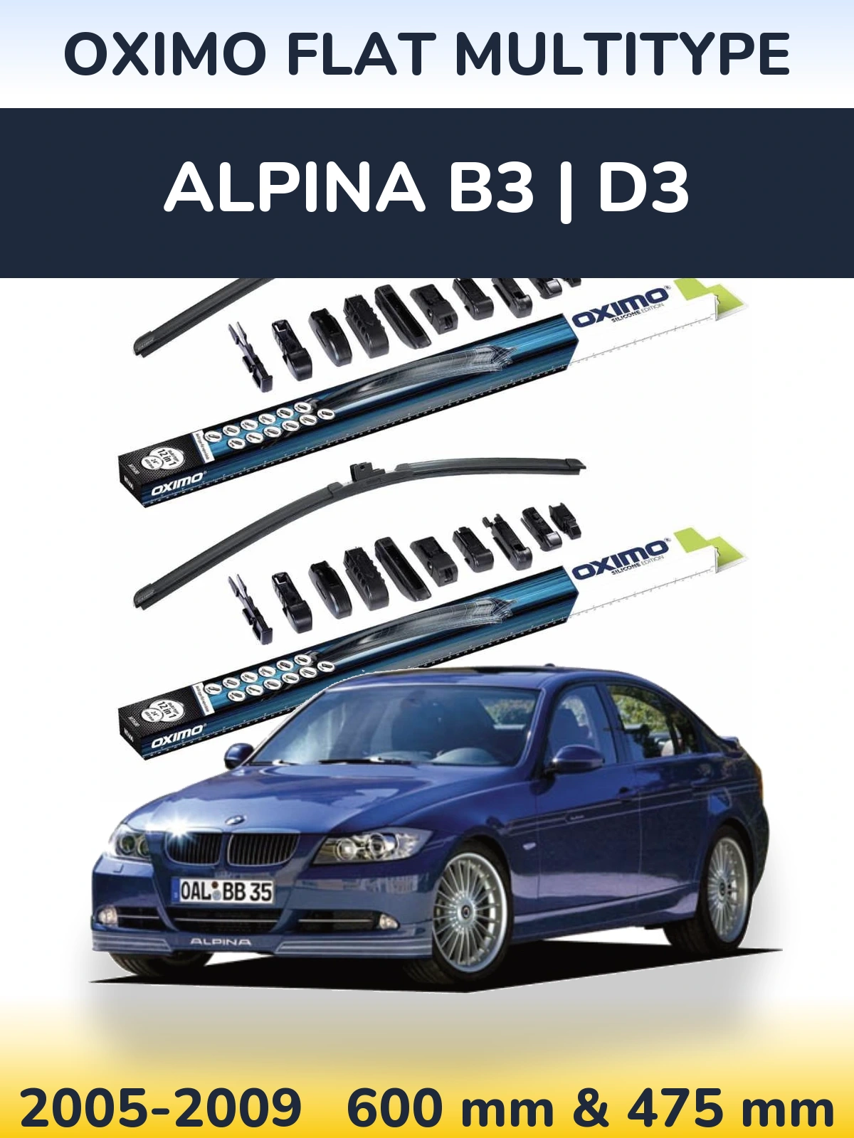 Ștergătoare Oximo Flat MultiTipe pentru Alpina B3 | D3