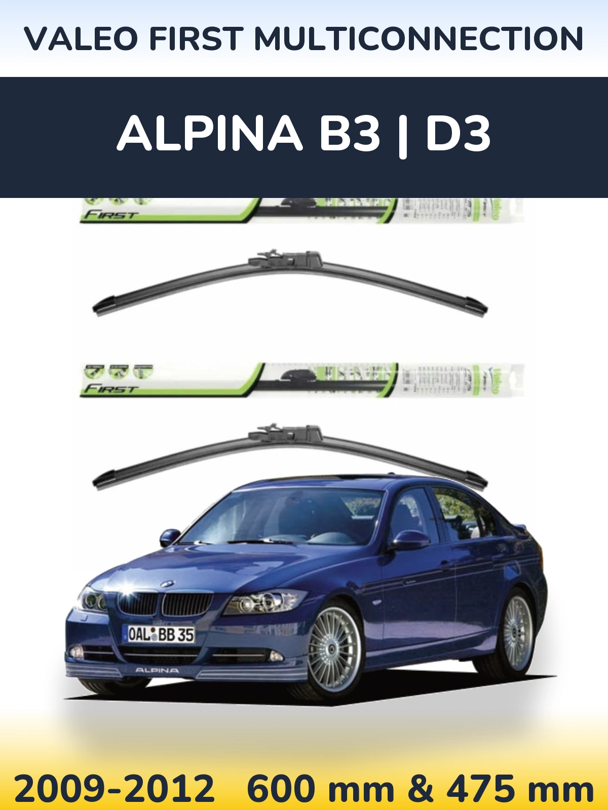 Ștergătoare Valeo First MultiConnection pentru Alpina B3 | D3