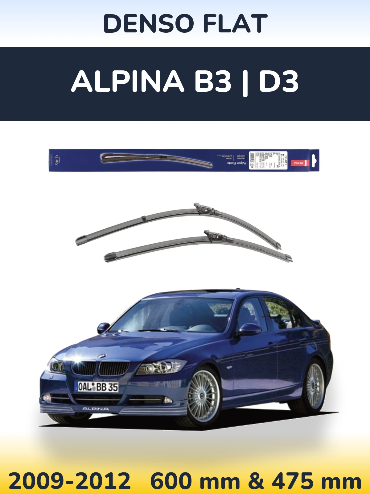 Ștergătoare Denso Flat pentru Alpina B3 | D3