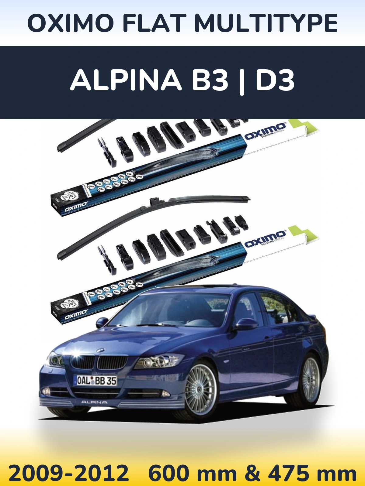 Ștergătoare Oximo Flat MultiTipe pentru Alpina B3 | D3