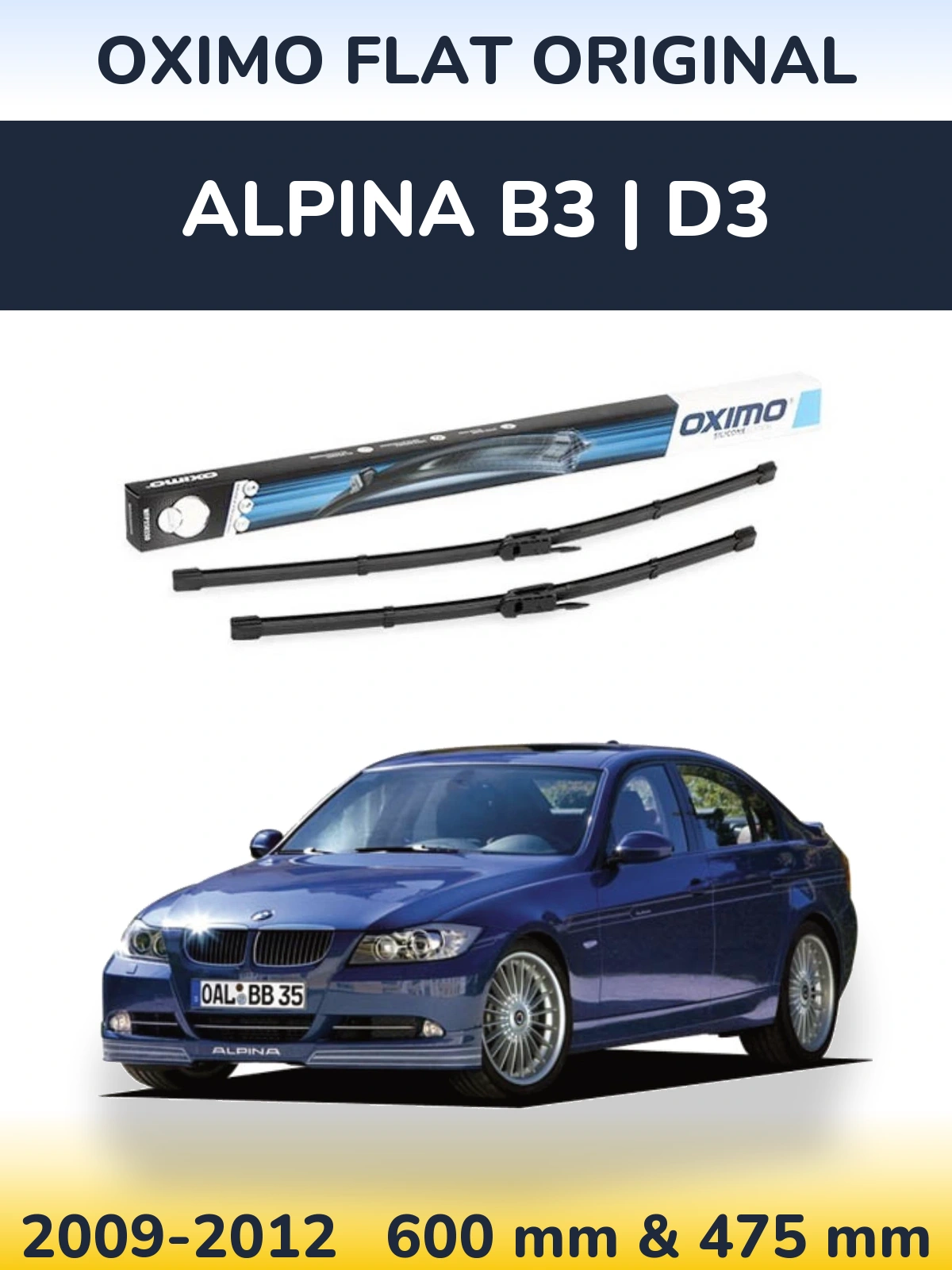 Ștergătoare Oximo Flat Original pentru Alpina B3 | D3
