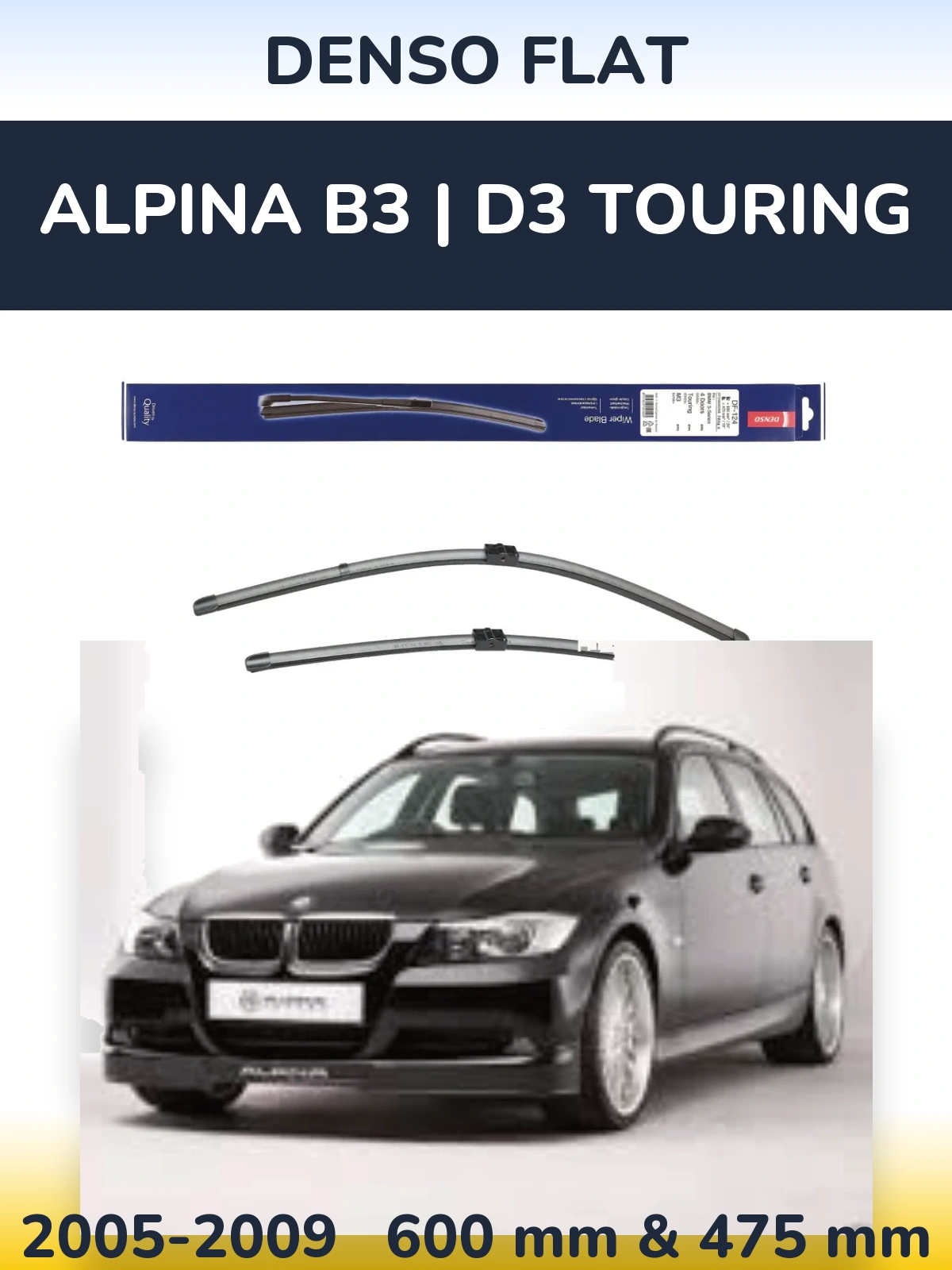 Ștergătoare Denso Flat pentru Alpina B3 | D3 Touring