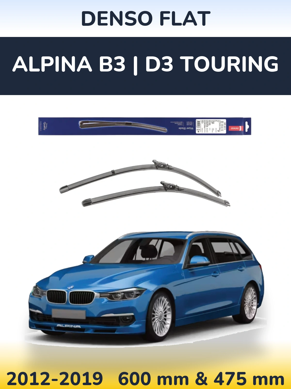 Ștergătoare Denso Flat pentru Alpina B3 | D3 Touring