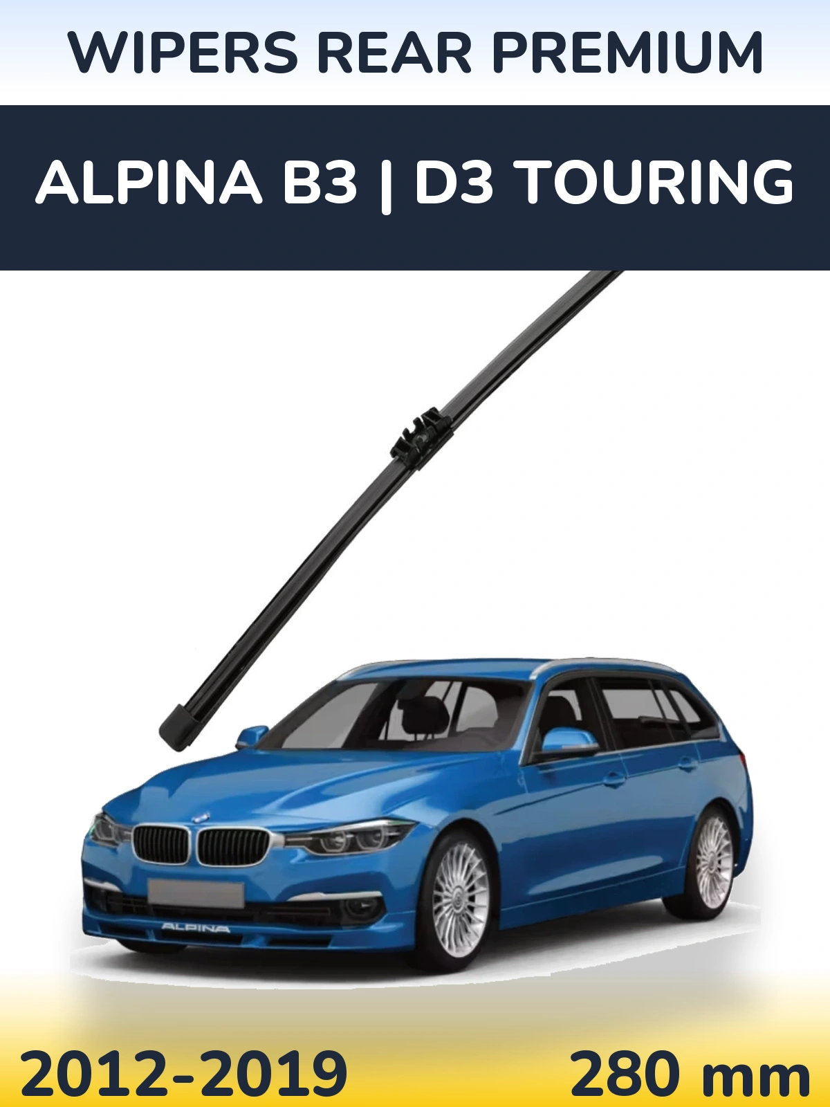 Ștergătoare WIPERS REAR PREMIUM pentru Alpina B3 | D3 Touring