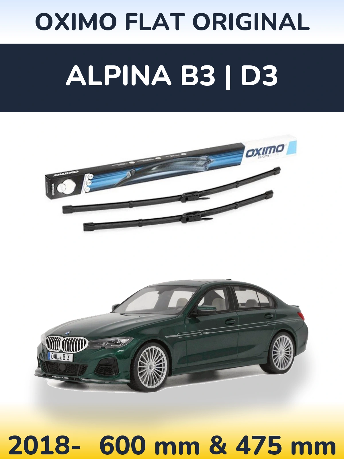 Ștergătoare Oximo Flat Original pentru Alpina B3 | D3