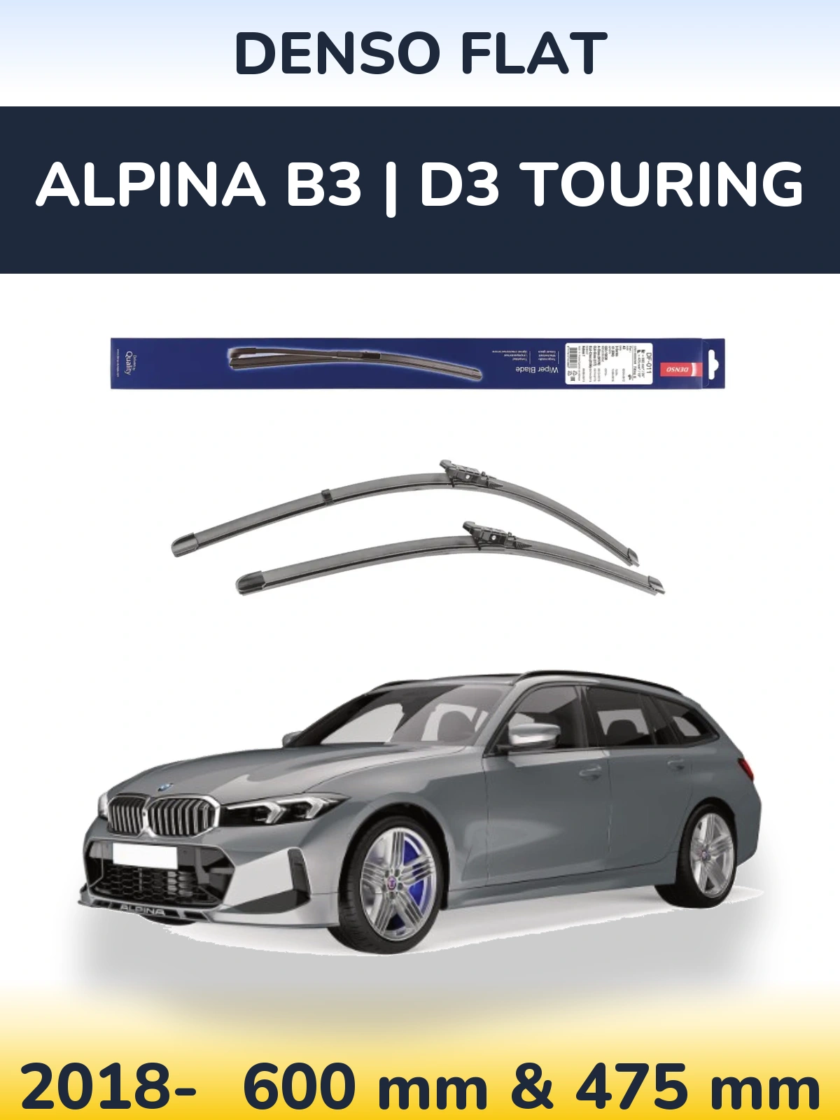 Ștergătoare Denso Flat pentru Alpina B3 | D3 Touring