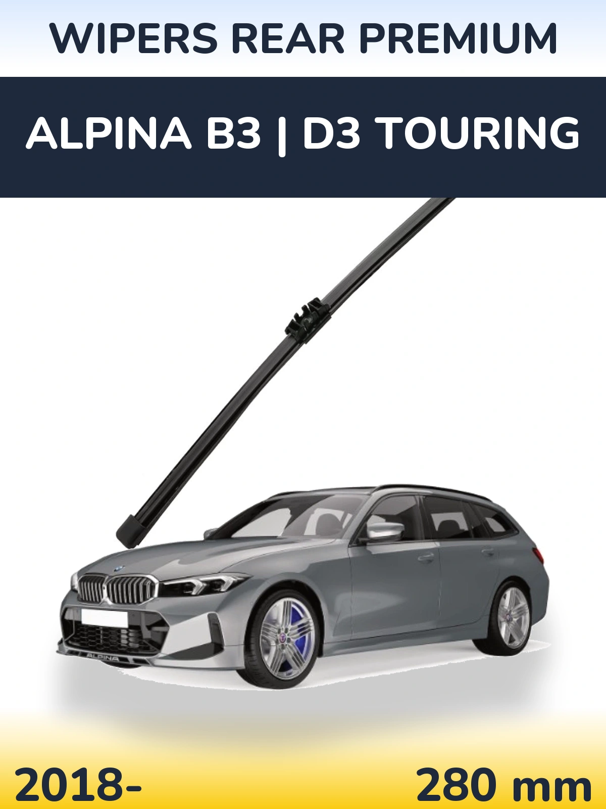 Ștergătoare WIPERS REAR PREMIUM pentru Alpina B3 | D3 Touring