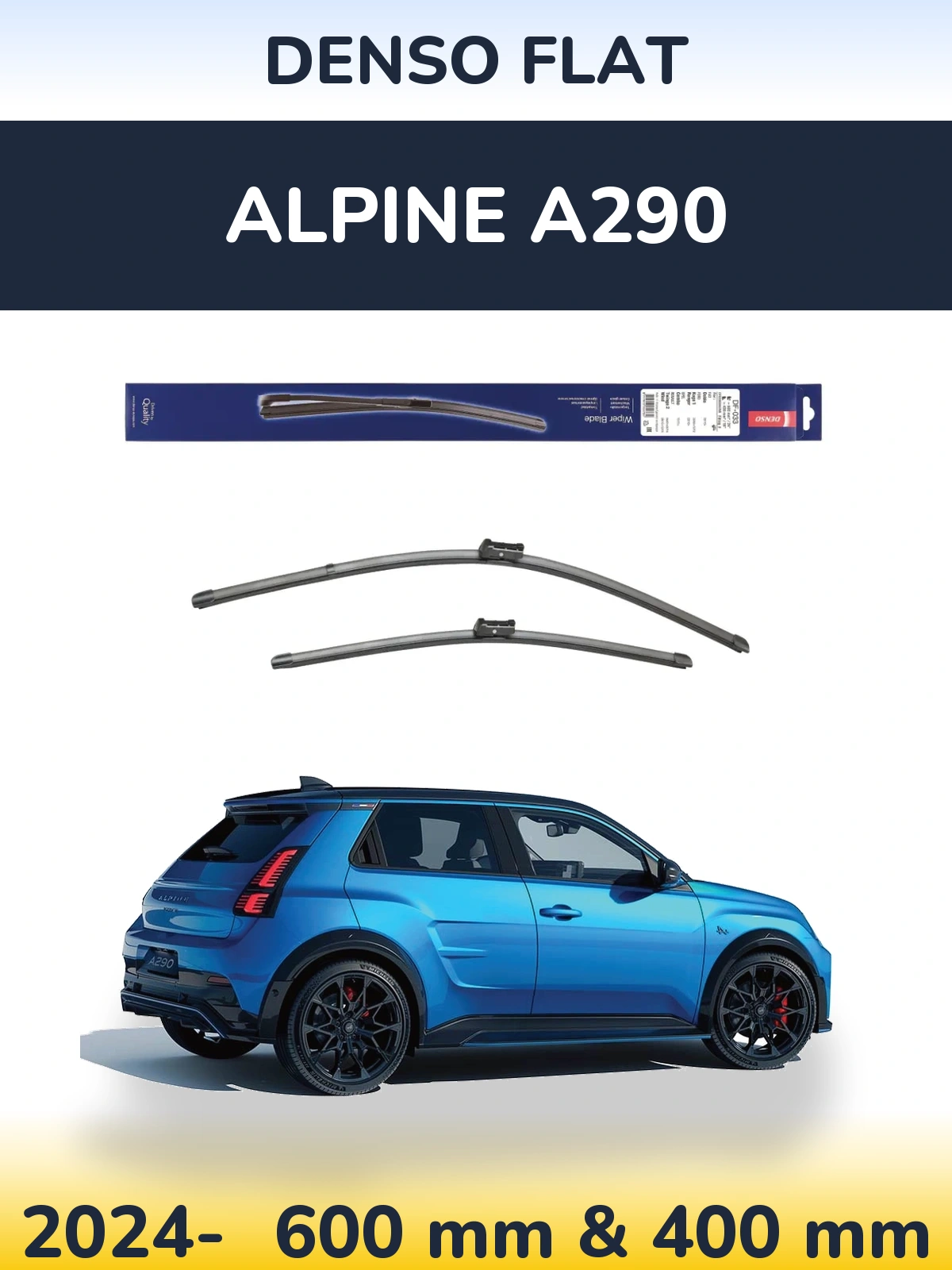 Ștergătoare Denso Flat pentru Alpine A290