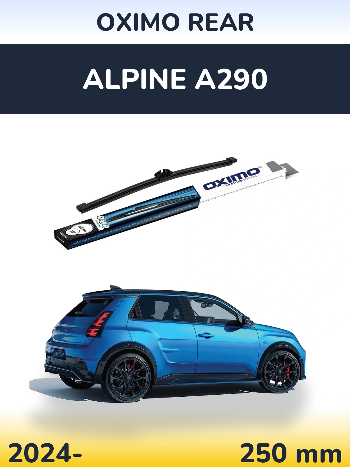 Ștergătoare Oximo Rear pentru Alpine A290