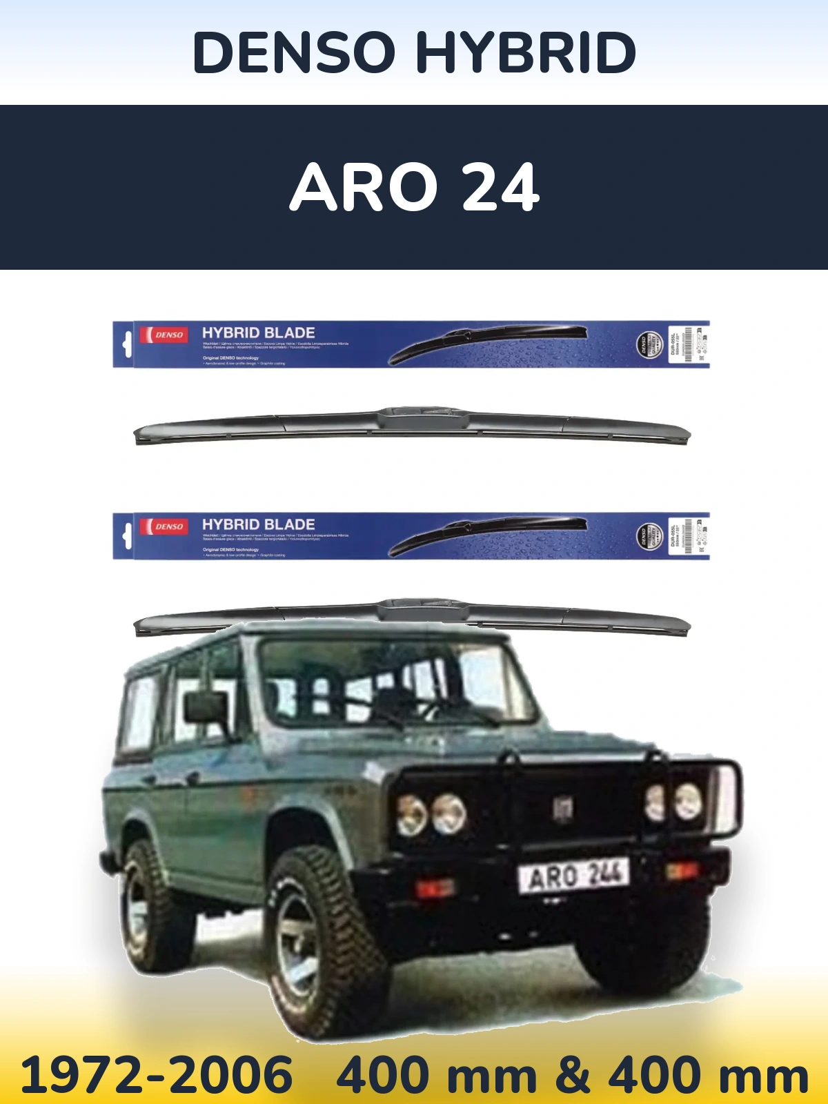 Ștergătoare Denso Hybrid pentru ARO 24