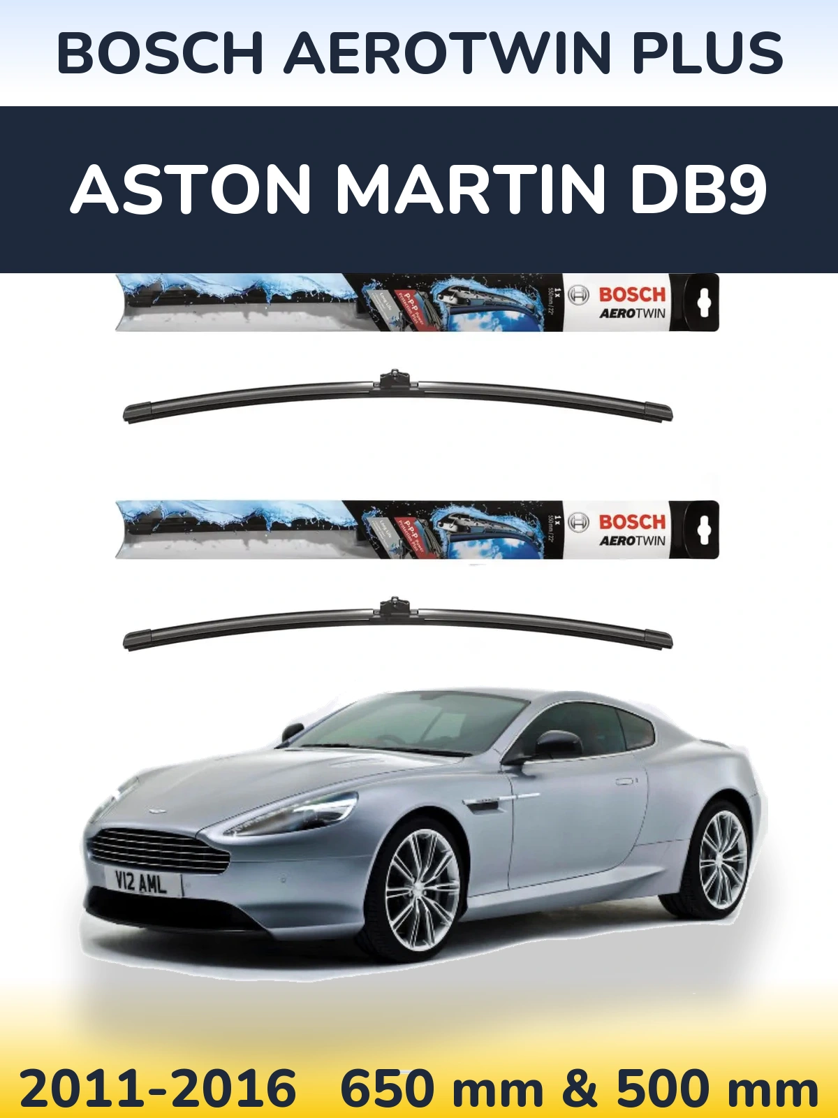 Ștergătoare BOSCH AeroTwin Plus pentru Aston Martin DB9