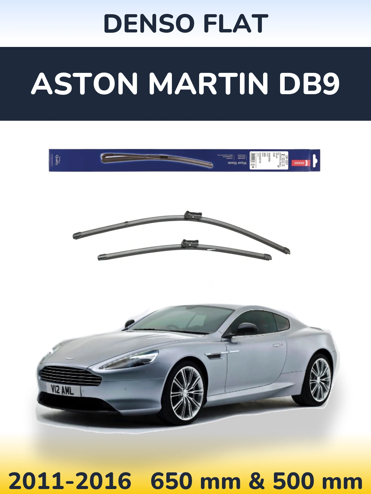 Ștergătoare Denso Flat pentru Aston Martin DB9