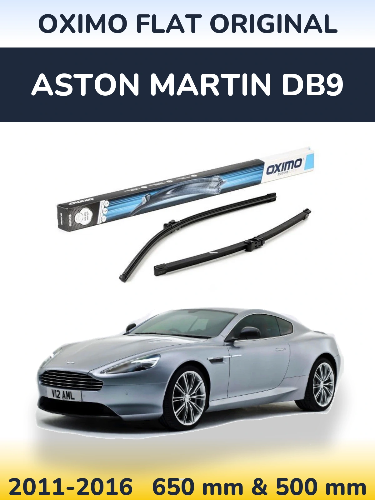 Ștergătoare Oximo Flat Original pentru Aston Martin DB9
