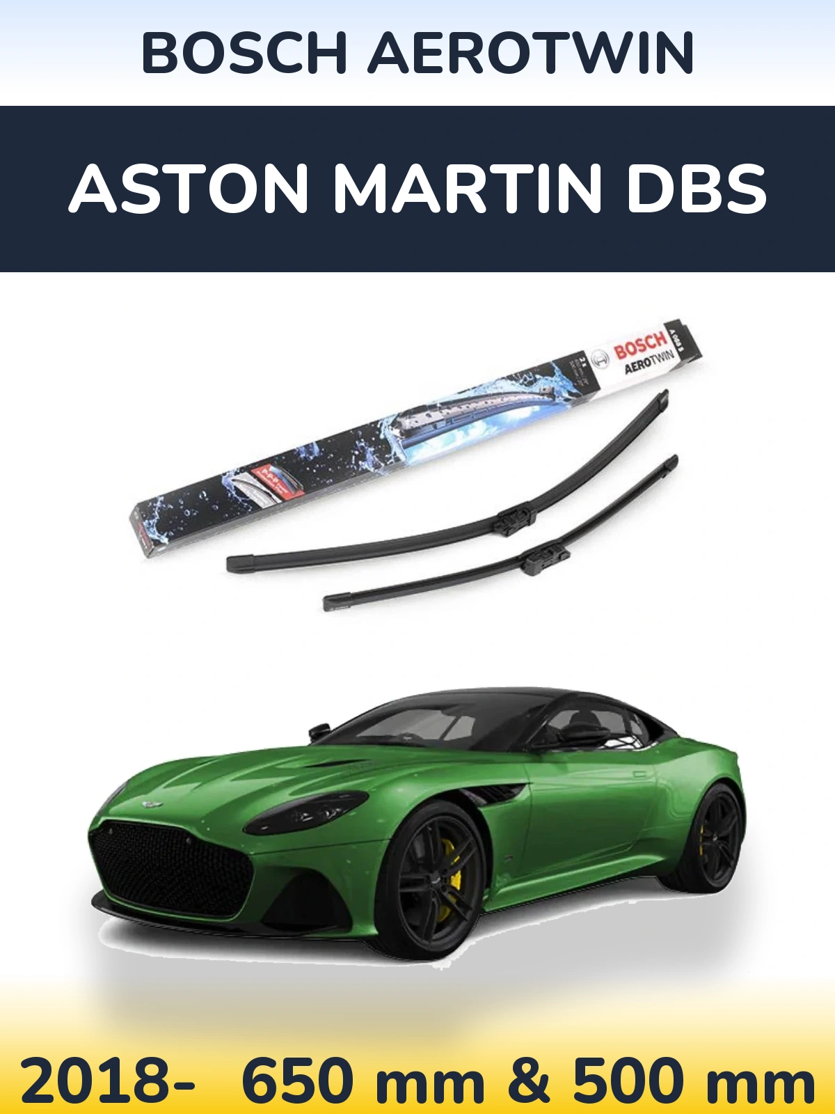 Ștergătoare BOSCH AeroTwin pentru Aston Martin DBS