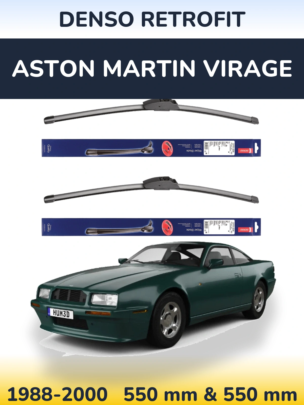 Ștergătoare Denso Retrofit pentru Aston Martin Virage