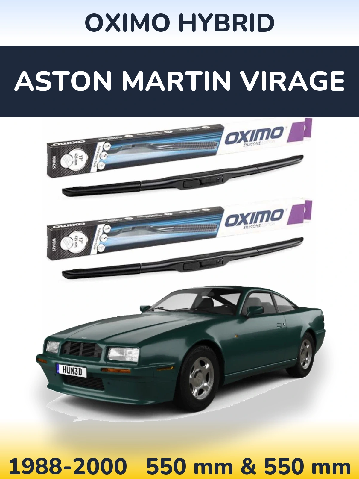 Ștergătoare Oximo Hybrid pentru Aston Martin Virage