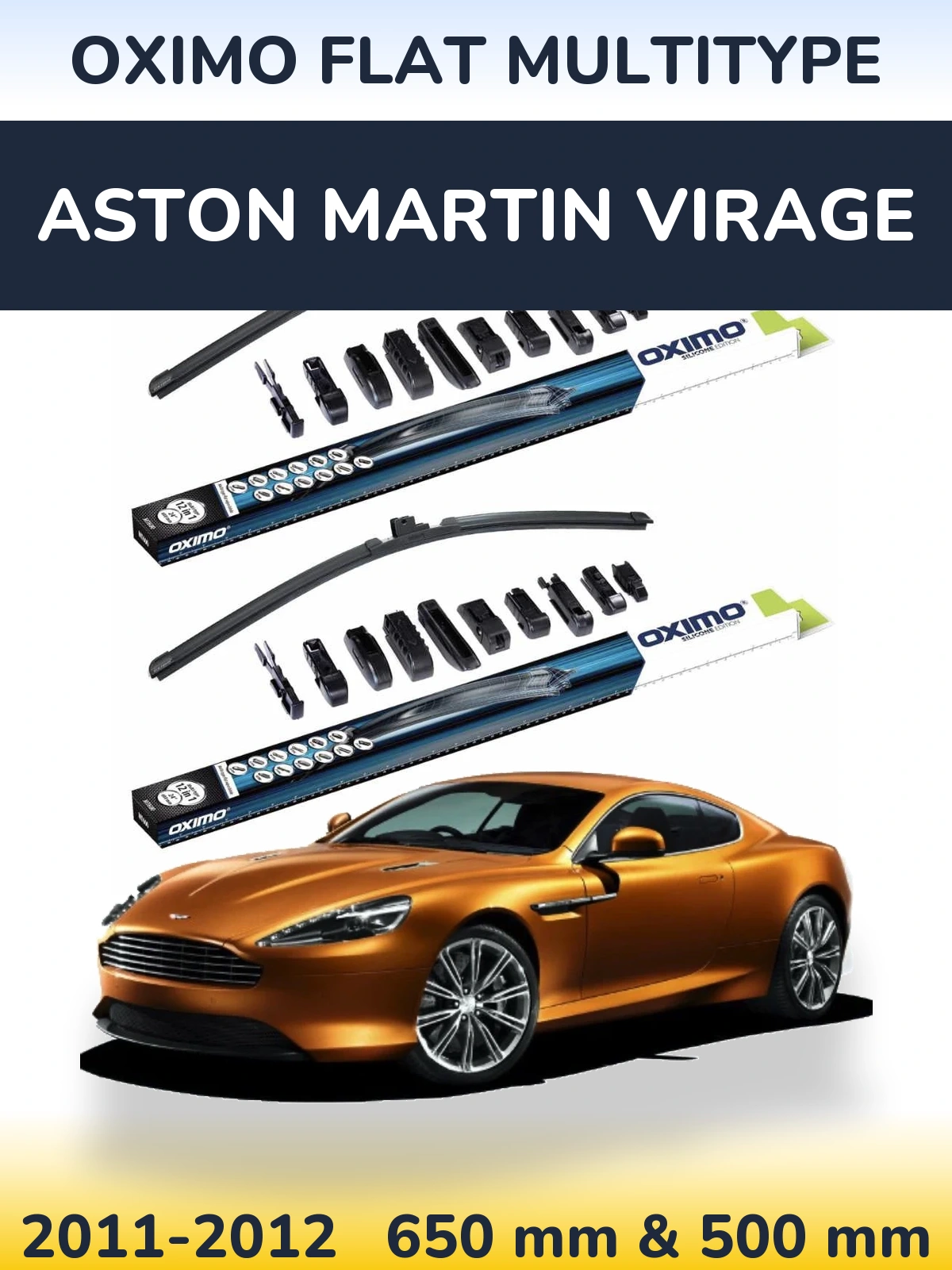 Ștergătoare Oximo Flat MultiTipe pentru Aston Martin Virage