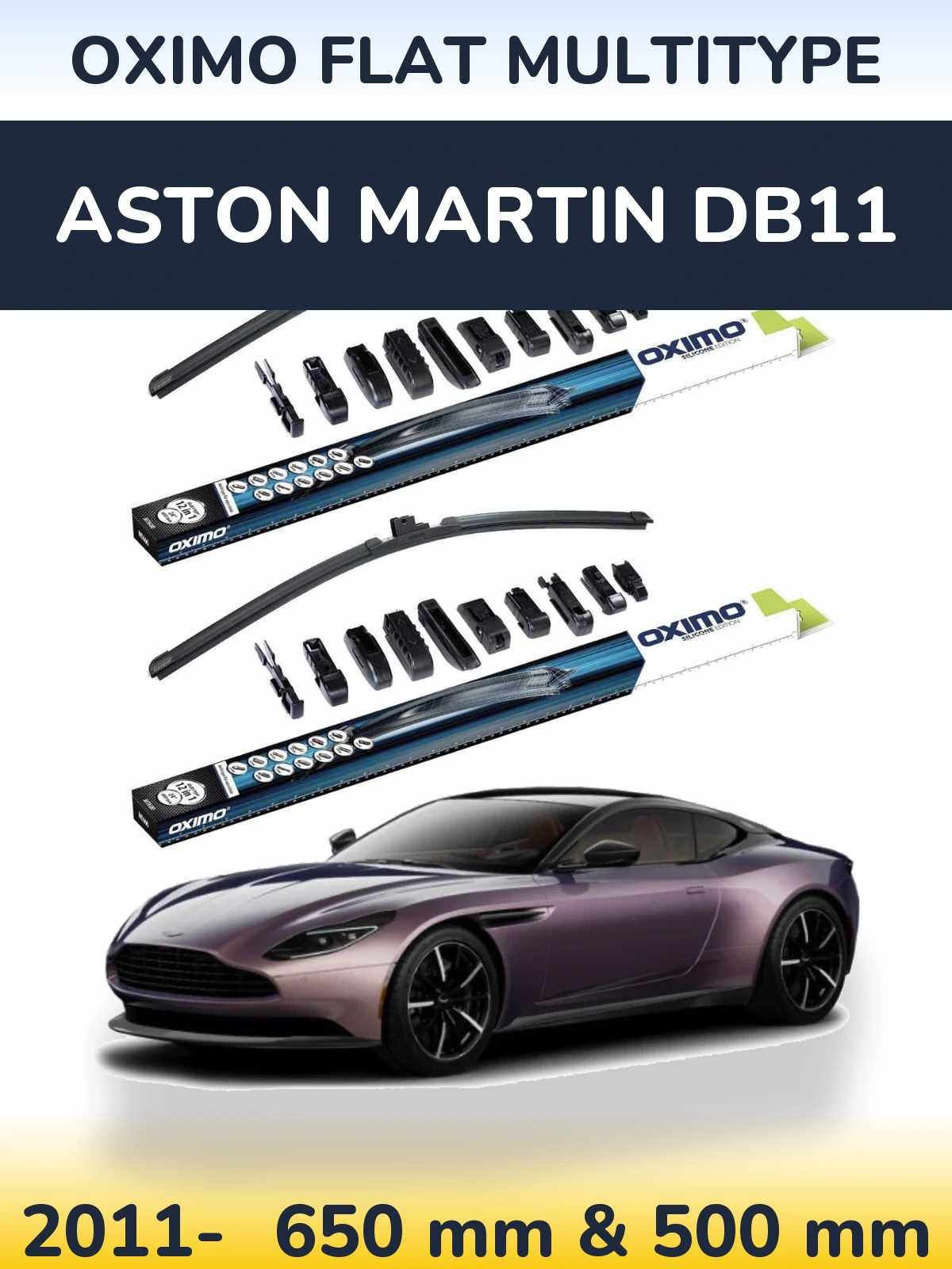 Ștergătoare Oximo Flat MultiTipe pentru Aston Martin DB11