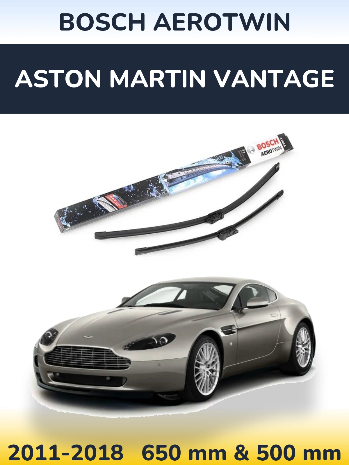 Ștergătoare BOSCH AeroTwin pentru Aston Martin Vantage