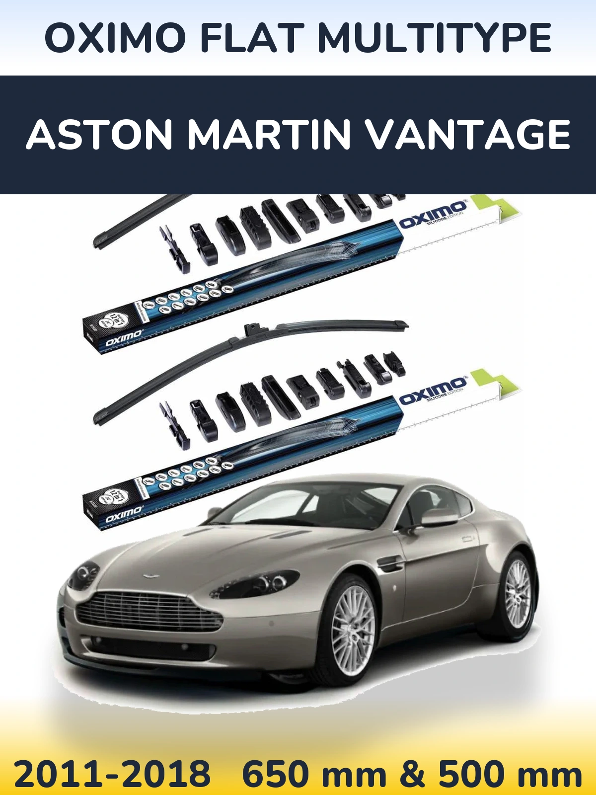 Ștergătoare Oximo Flat MultiTipe pentru Aston Martin Vantage