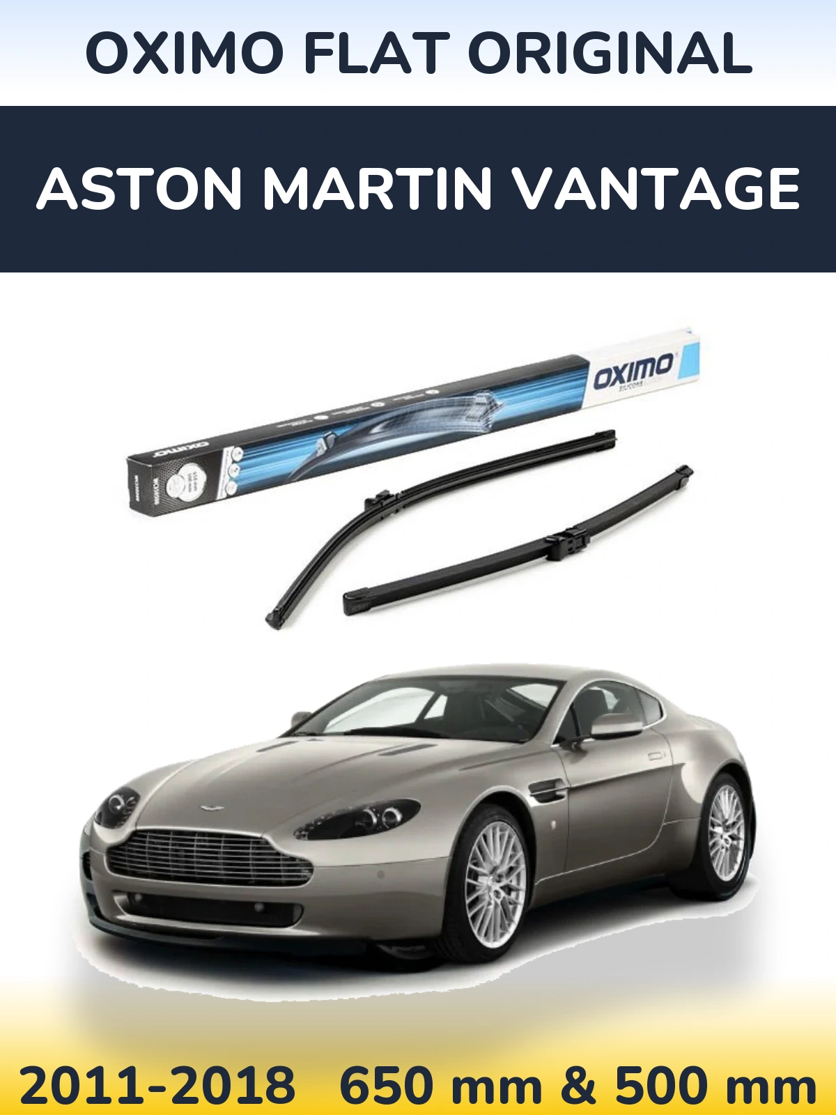 Ștergătoare Oximo Flat Original pentru Aston Martin Vantage