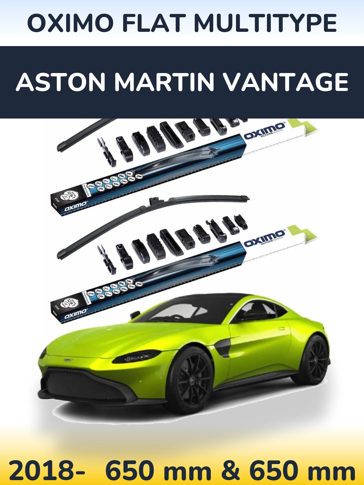 Ștergătoare Oximo Flat MultiTipe pentru Aston Martin Vantage