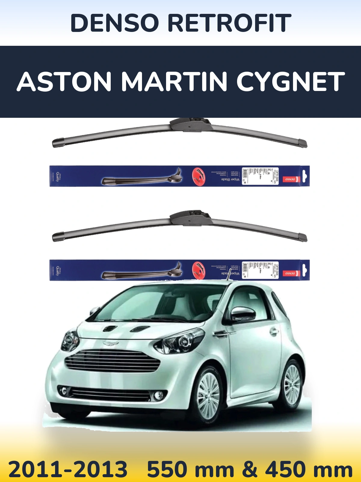 Ștergătoare Denso Retrofit pentru Aston Martin Cygnet