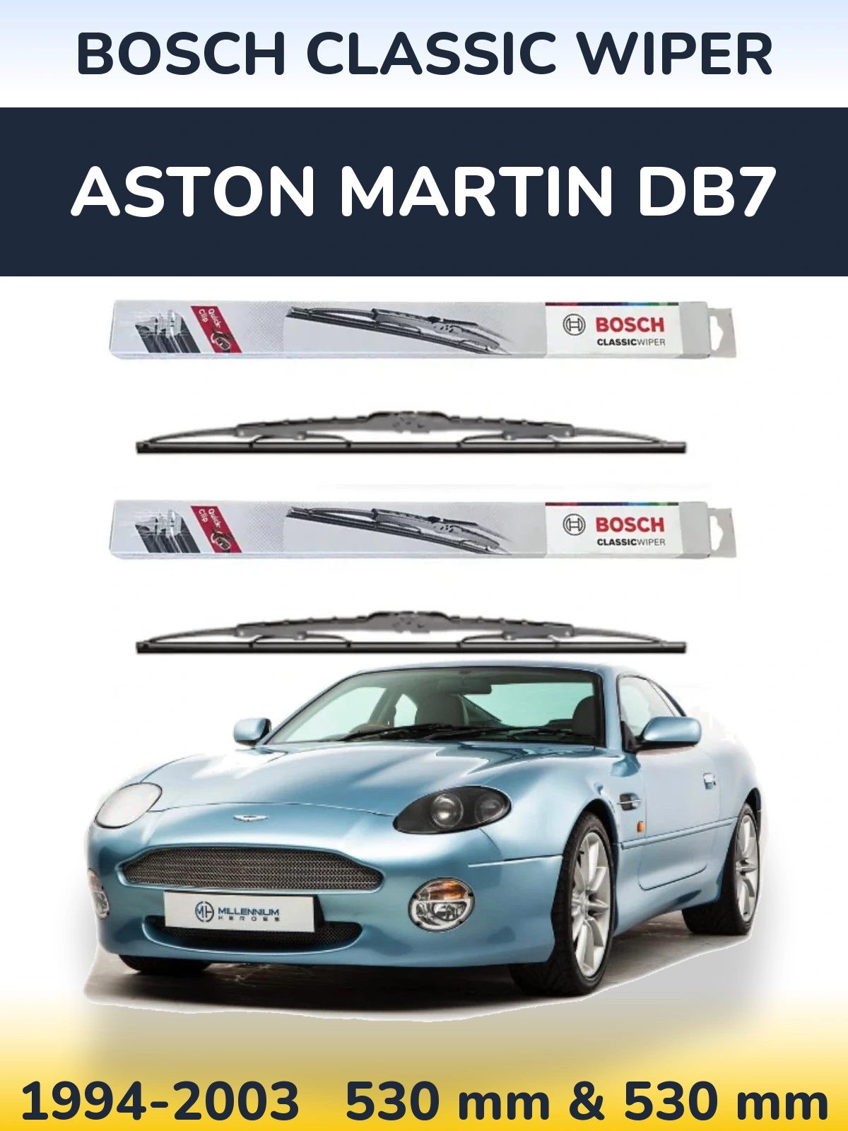 Ștergătoare BOSCH Classic Wiper pentru Aston Martin DB7