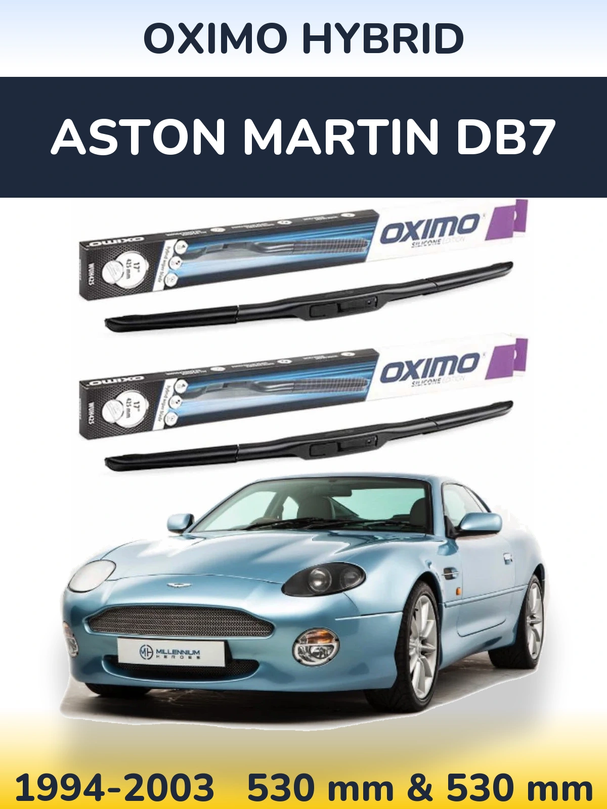 Ștergătoare Oximo Hybrid pentru Aston Martin DB7