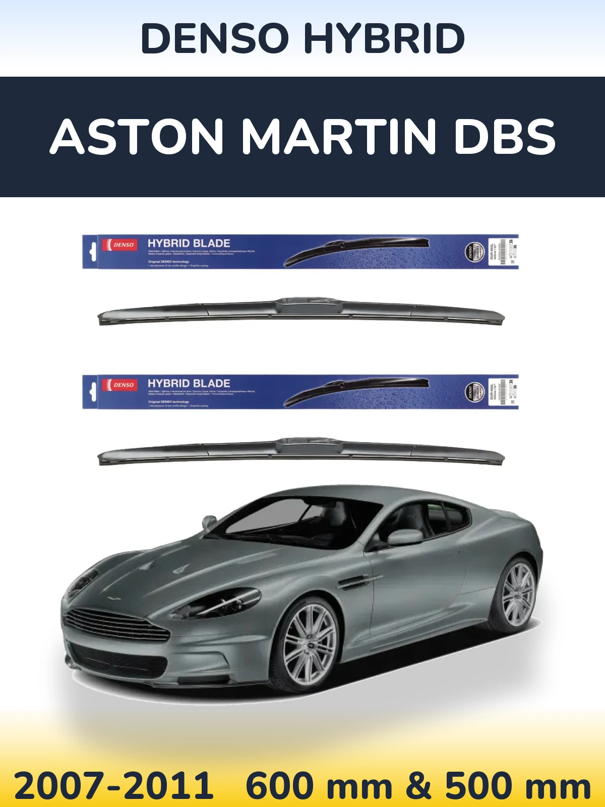 Ștergătoare Denso Hybrid pentru Aston Martin DBS