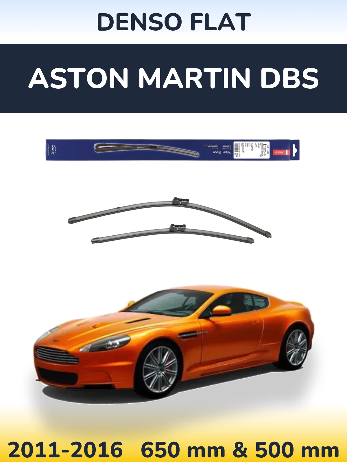 Ștergătoare Denso Flat pentru Aston Martin DBS