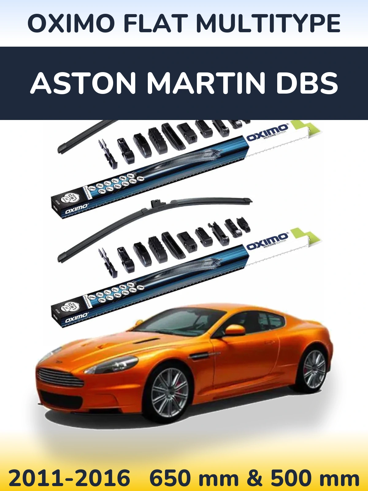 Ștergătoare Oximo Flat MultiTipe pentru Aston Martin DBS
