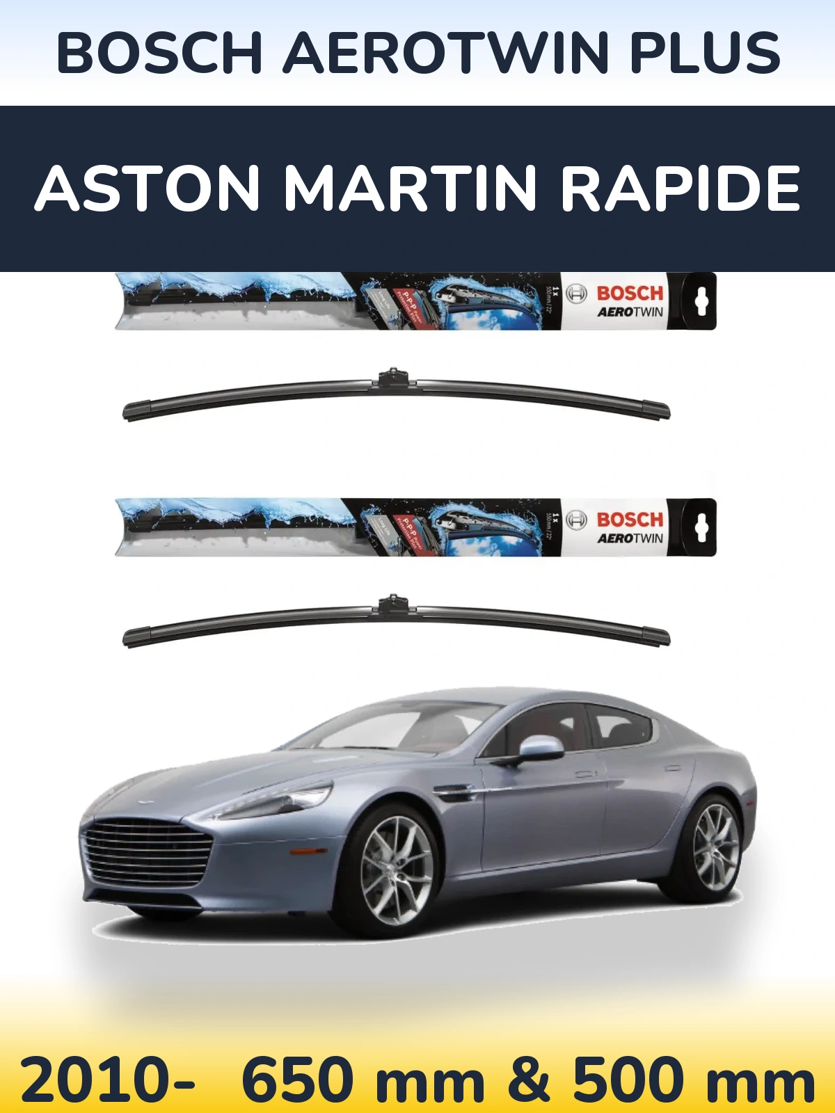 Ștergătoare BOSCH AeroTwin Plus pentru Aston Martin Rapide