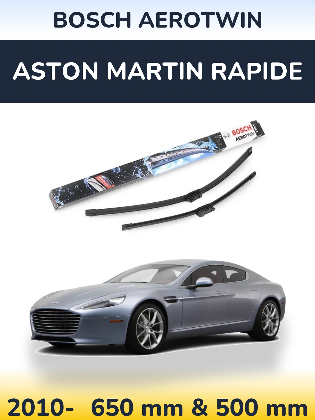 Ștergătoare BOSCH AeroTwin pentru Aston Martin Rapide