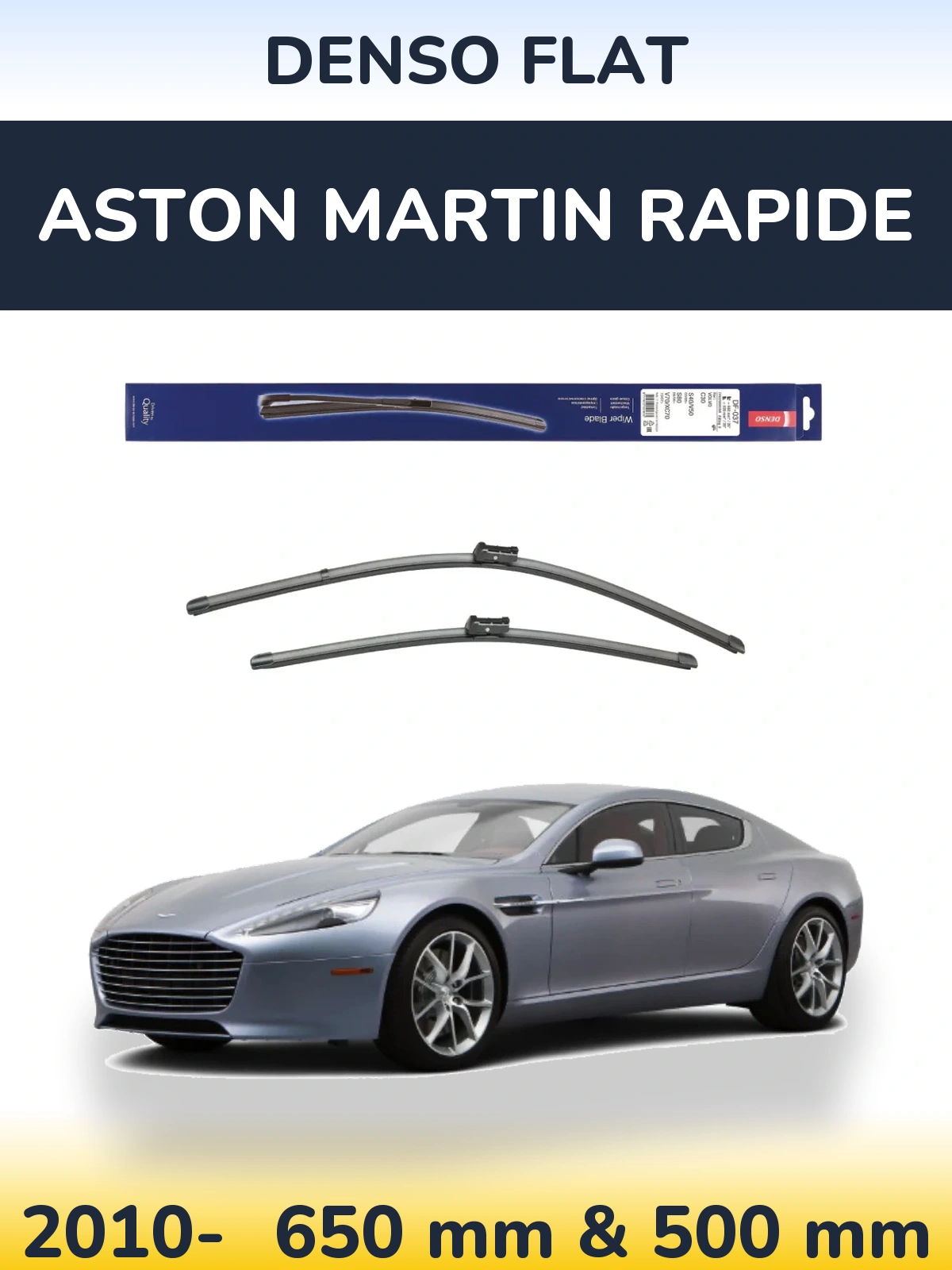 Ștergătoare Denso Flat pentru Aston Martin Rapide